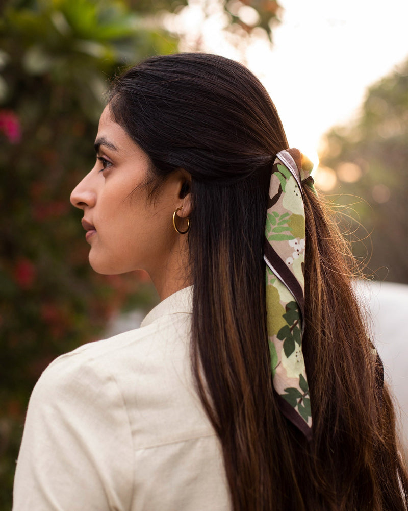 Flora Camouflage Bandana - Green & Olive