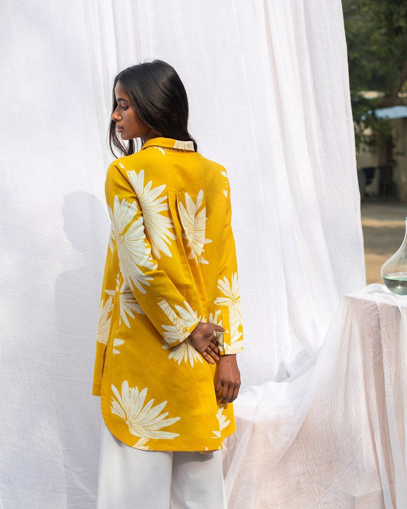 High-Low Shirt - Ochre