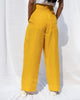 High Waist Pants - Ochre