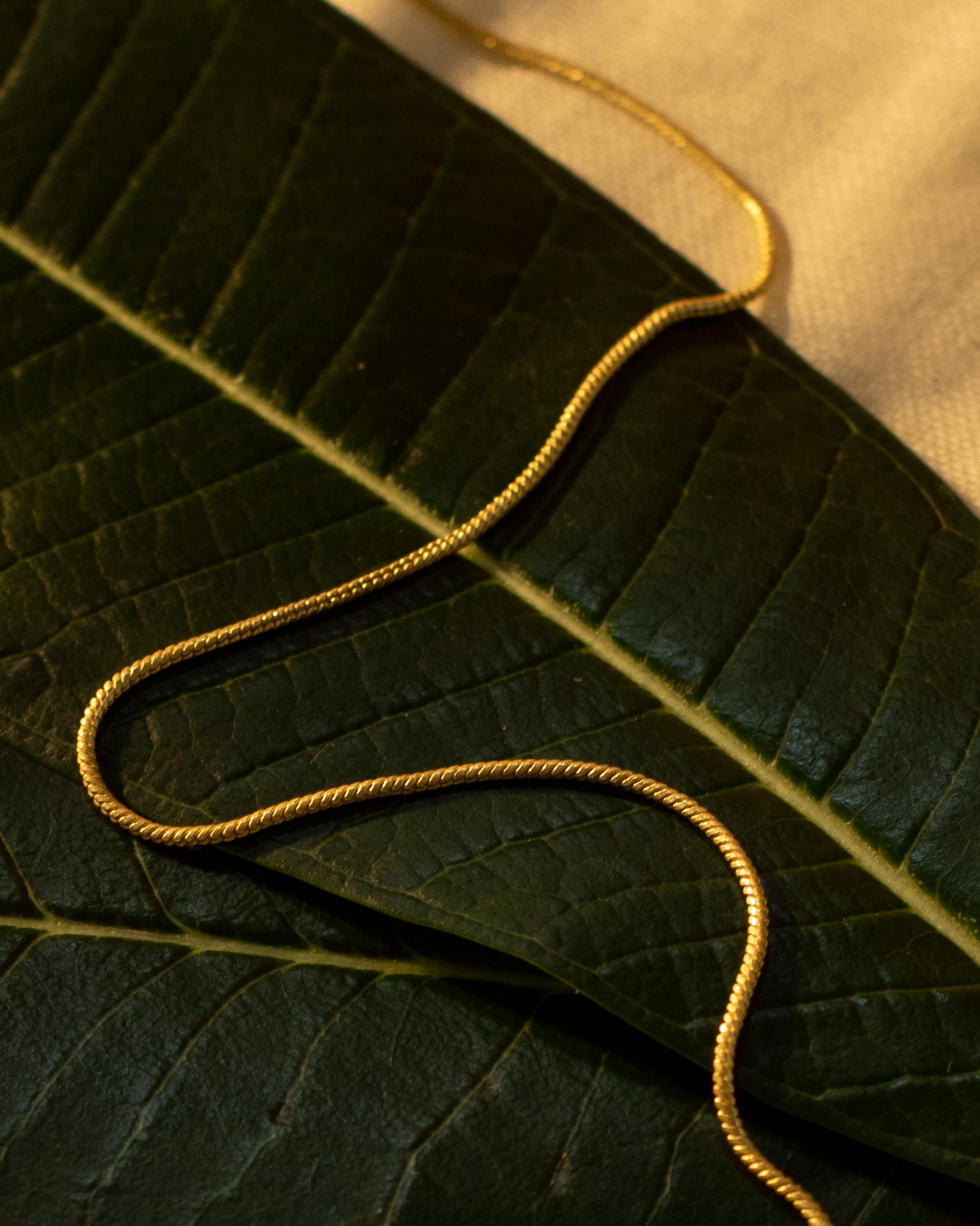 Gold Plated Snake Chain - Large