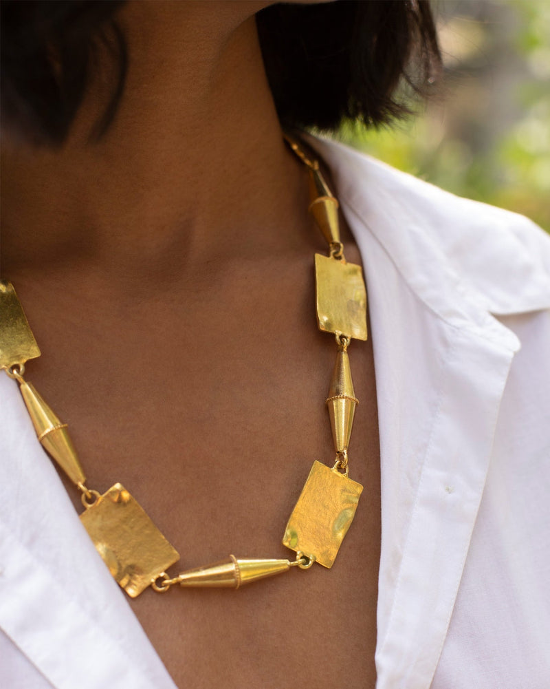 Africa Necklace - Gold