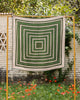 Grid Scarf - Olive