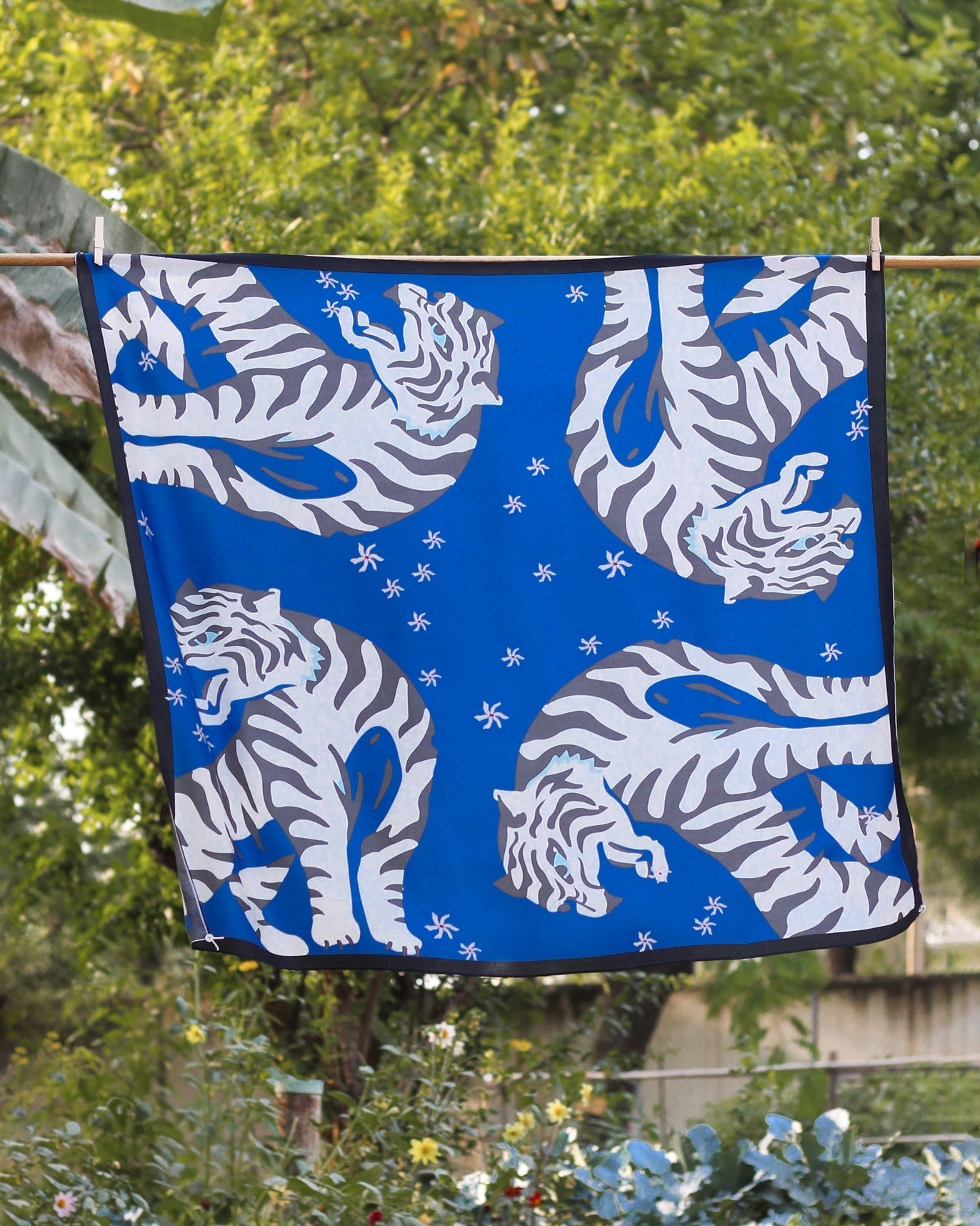 Baagh Scarf - Blue