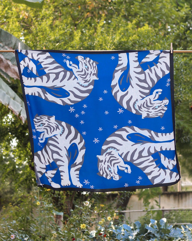 Baagh Scarf - Blue