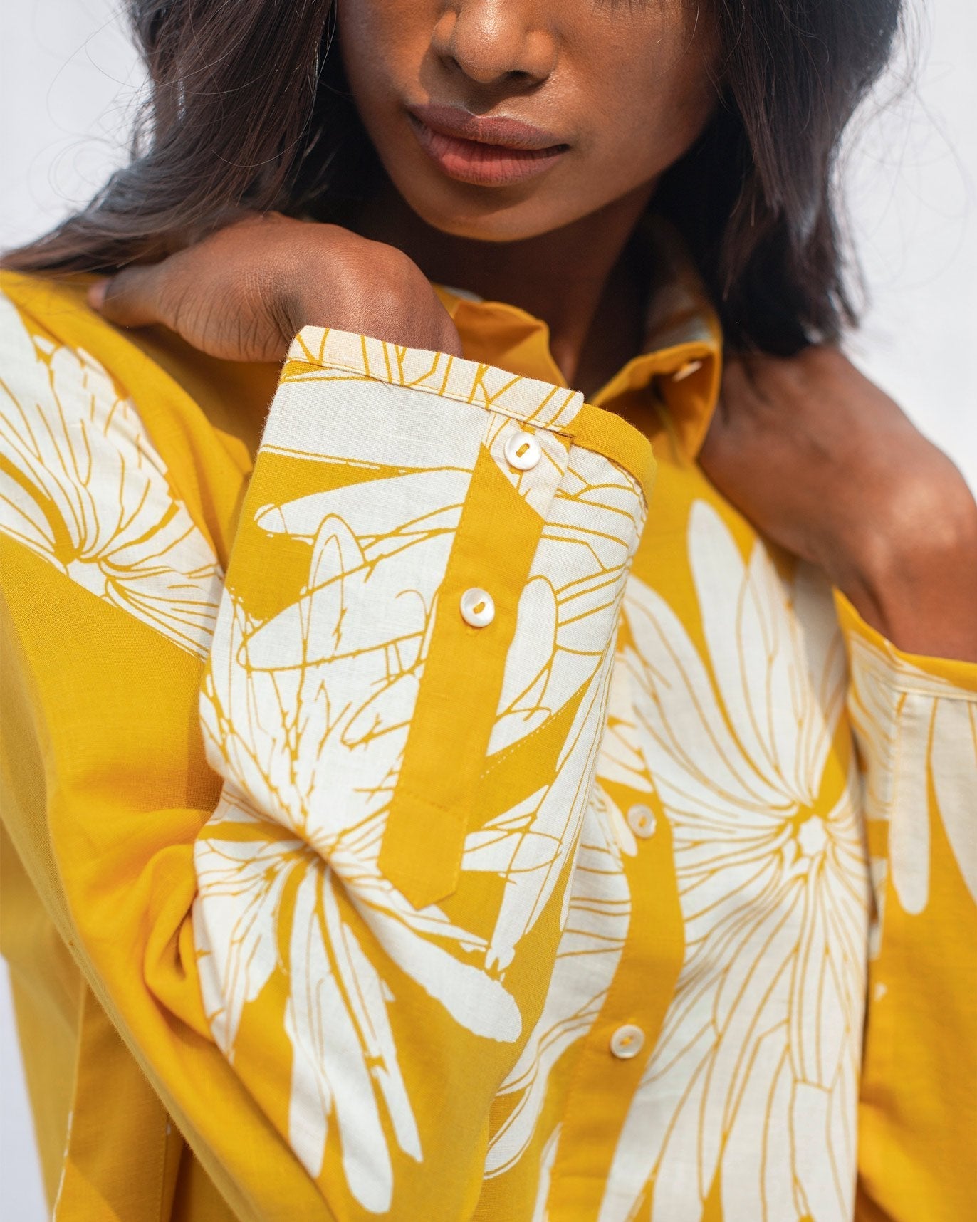 High-Low Shirt - Ochre
