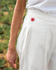 Front Pleat Trousers - Ivory