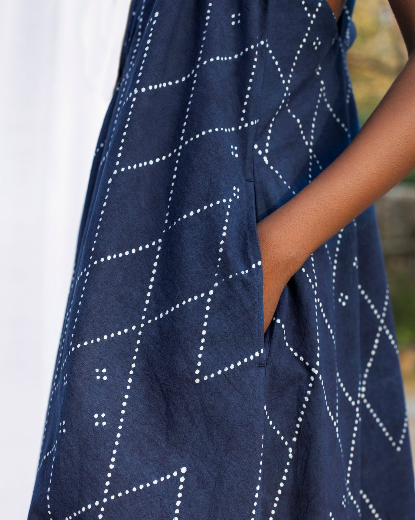 Halter Dress - Indigo