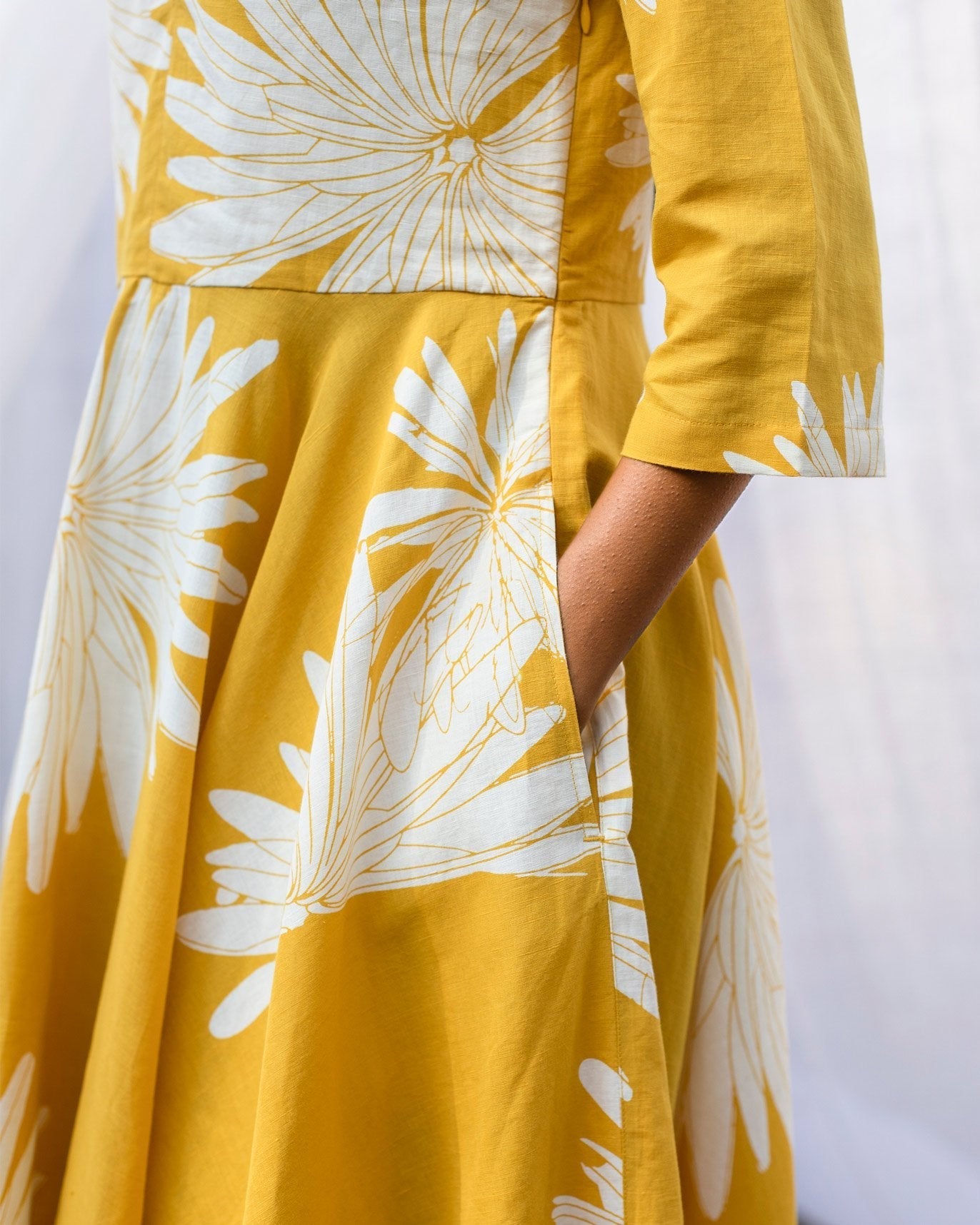 Flare Dress - Ochre