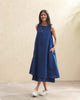 Double Layer Dress - Indigo