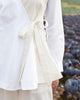 Overlap Tie Top - Ivory