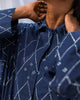 Panelled Kurta - Indigo