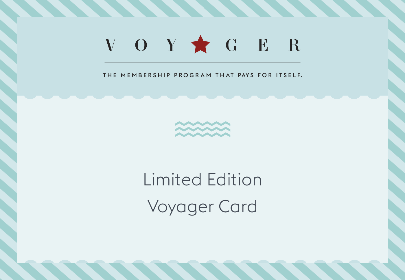 Limited Edition Voyager Card
